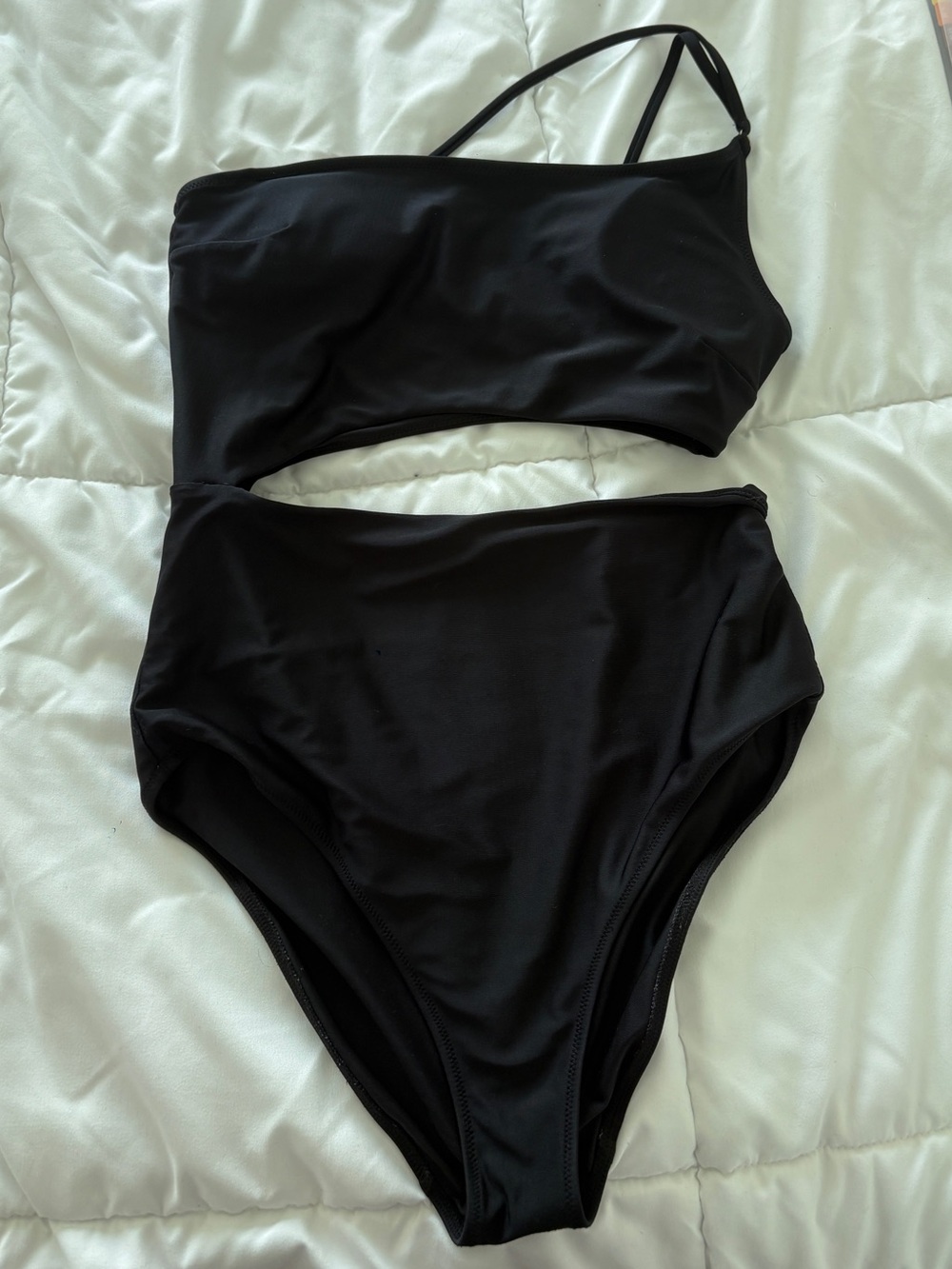 One-Shoulder Cutout One Piece